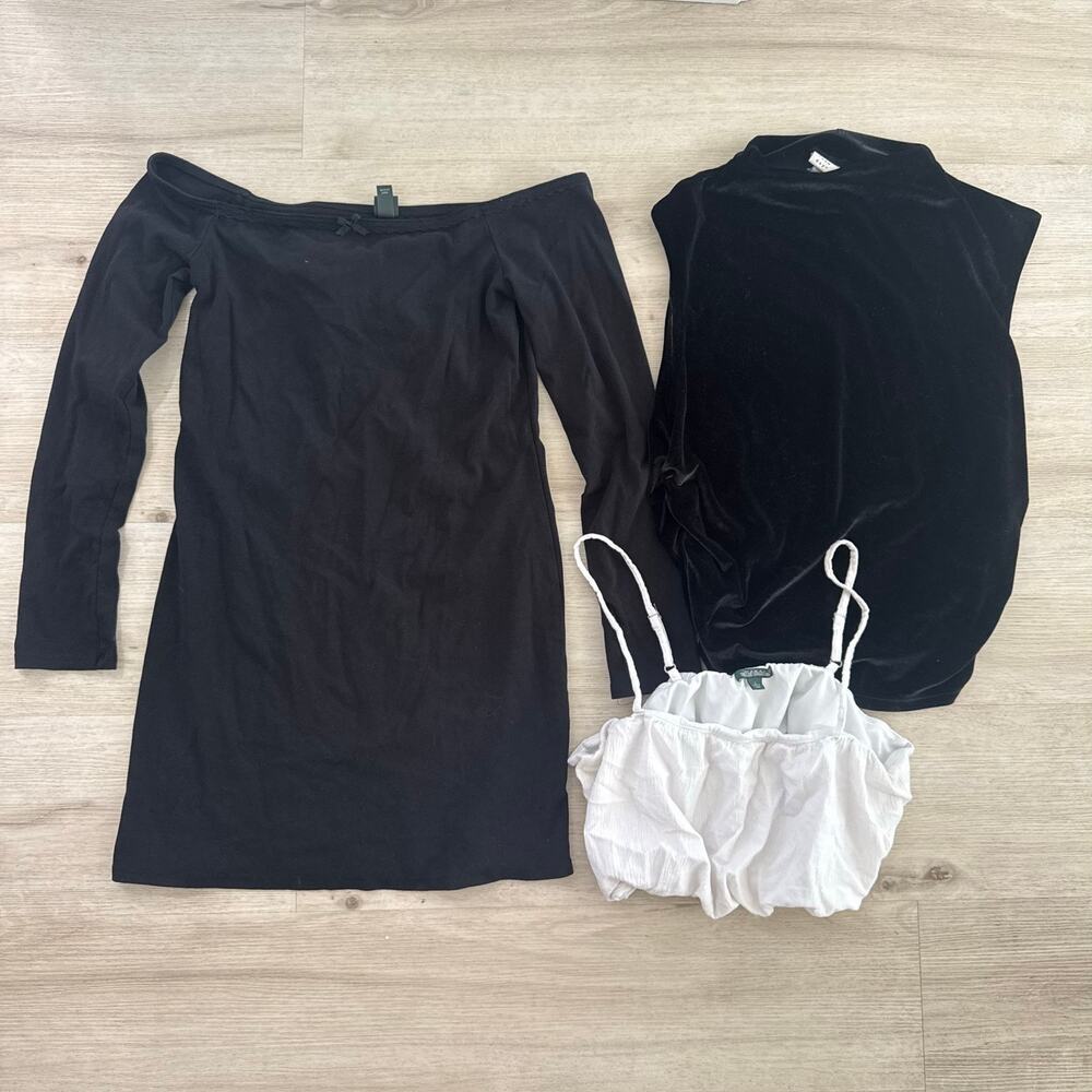 Target Women's Clothing Bundle Dress Tops Basic Casual Capsule Size Large